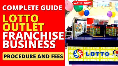 pcso lotto franchise|How to Start a PCSO Lotto Outlet Franchise .